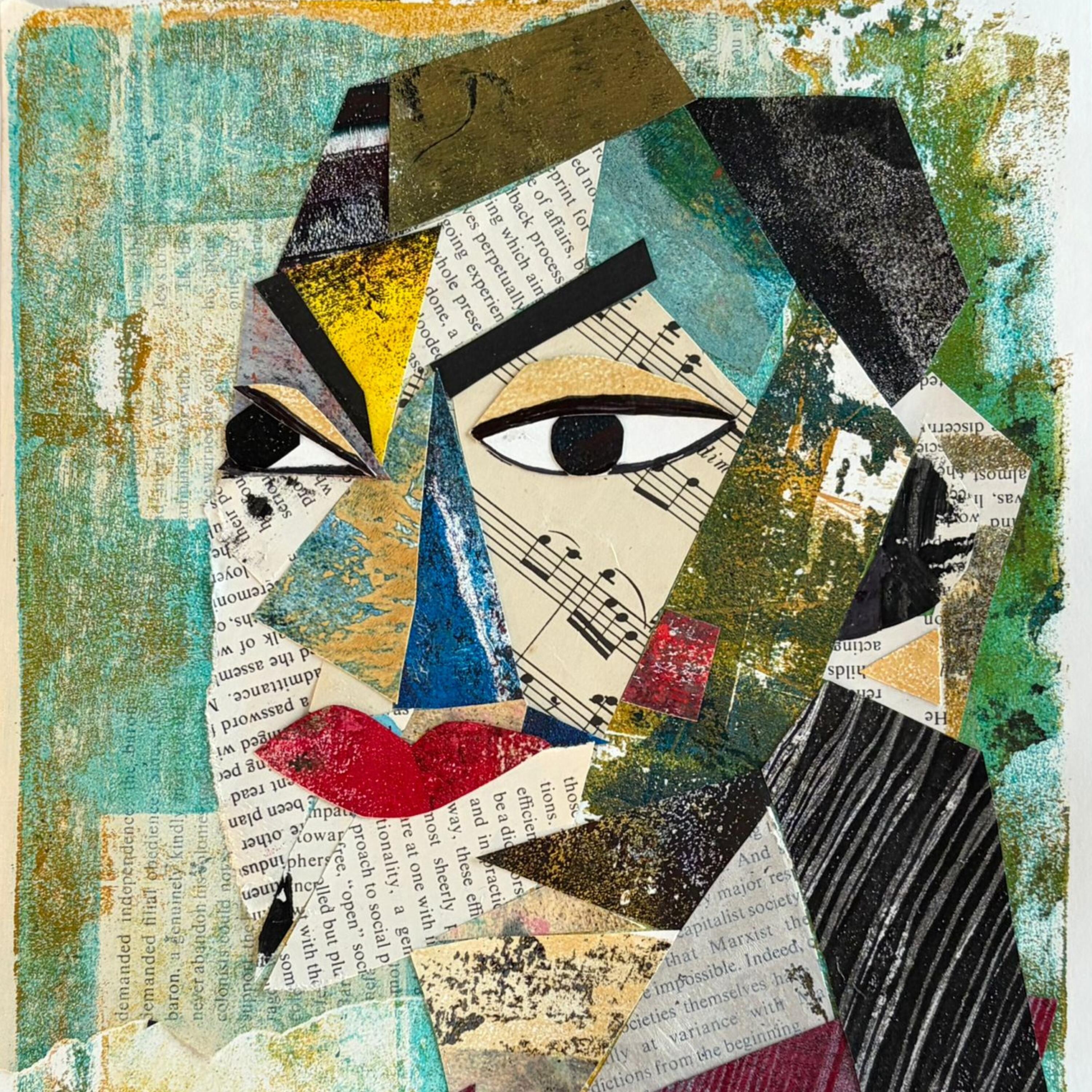 Members | Cubist gel printing workshop