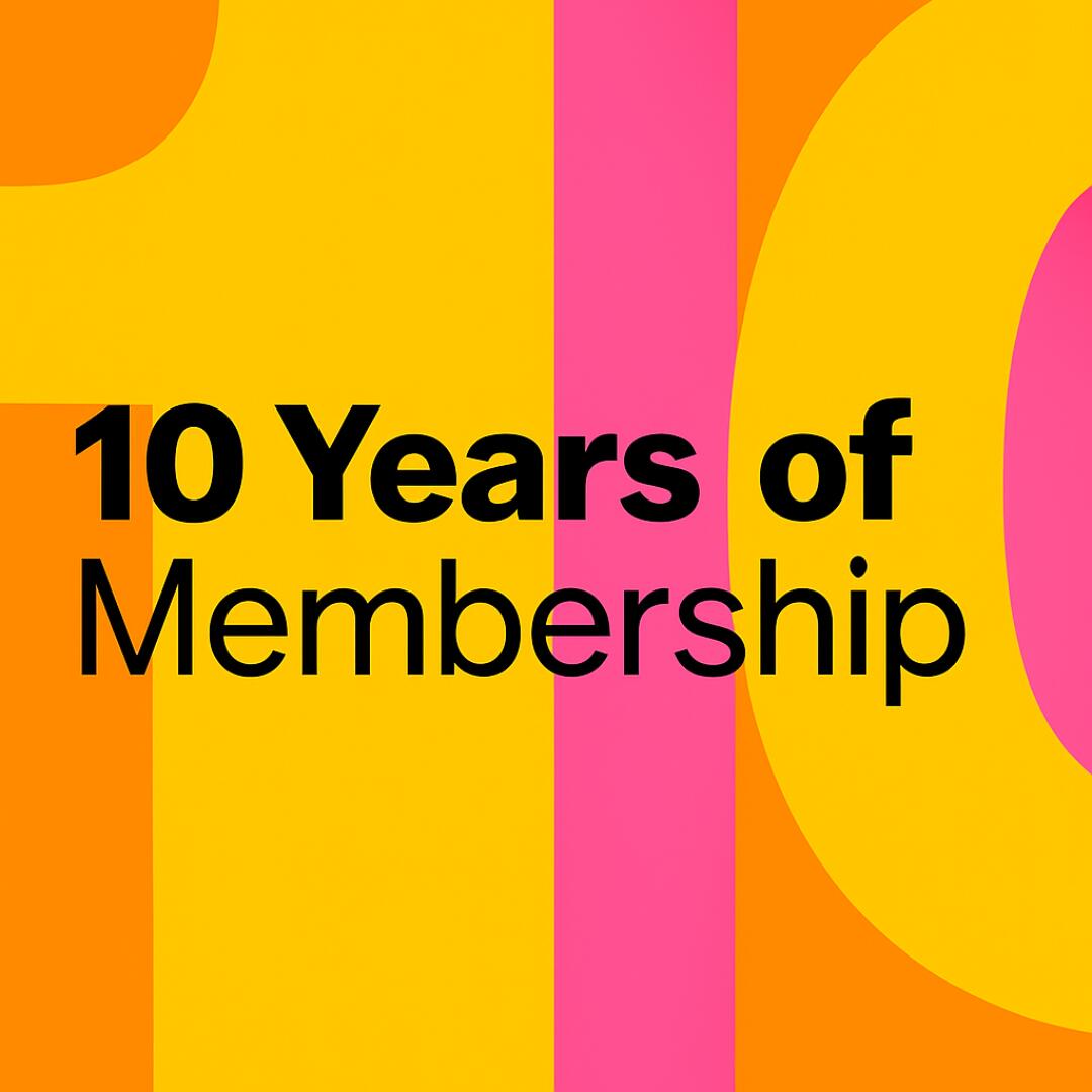 10 Years of Membership