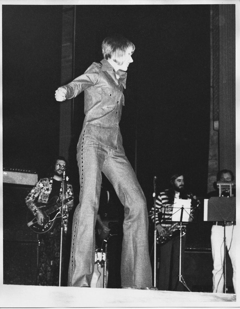 <p>Hamilton band, Mandrake, brought fun and excitement to this Elle fashion parade at the Founders Theatre. Photographer unknown. Image courtesy of Wendy Ganley</p>