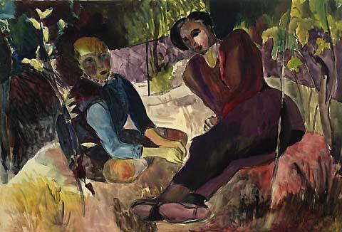 <p><strong>Kathleen Walne</strong><br />
<em>The Picnic </em>1937<br />
Auckland Art Gallery Toi o Tāmaki&nbsp;<br />
gift of Lucy Wertheim, 1948</p>
