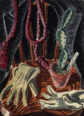 <p><strong>Unknown artist</strong><br />
<em>Cactus and Gloves</em><br />
Auckland Art Gallery Toi o Tāmaki&nbsp;<br />
gift of Lucy Wertheim, 1950</p>