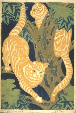 <p><strong>Eileen Mayo</strong><br />
<em>Cats in Trees</em> 1931<br />
Auckland Art Gallery Toi o Tāmaki<br />
gift of Mr Rex Nan-Kivell, 1953</p>