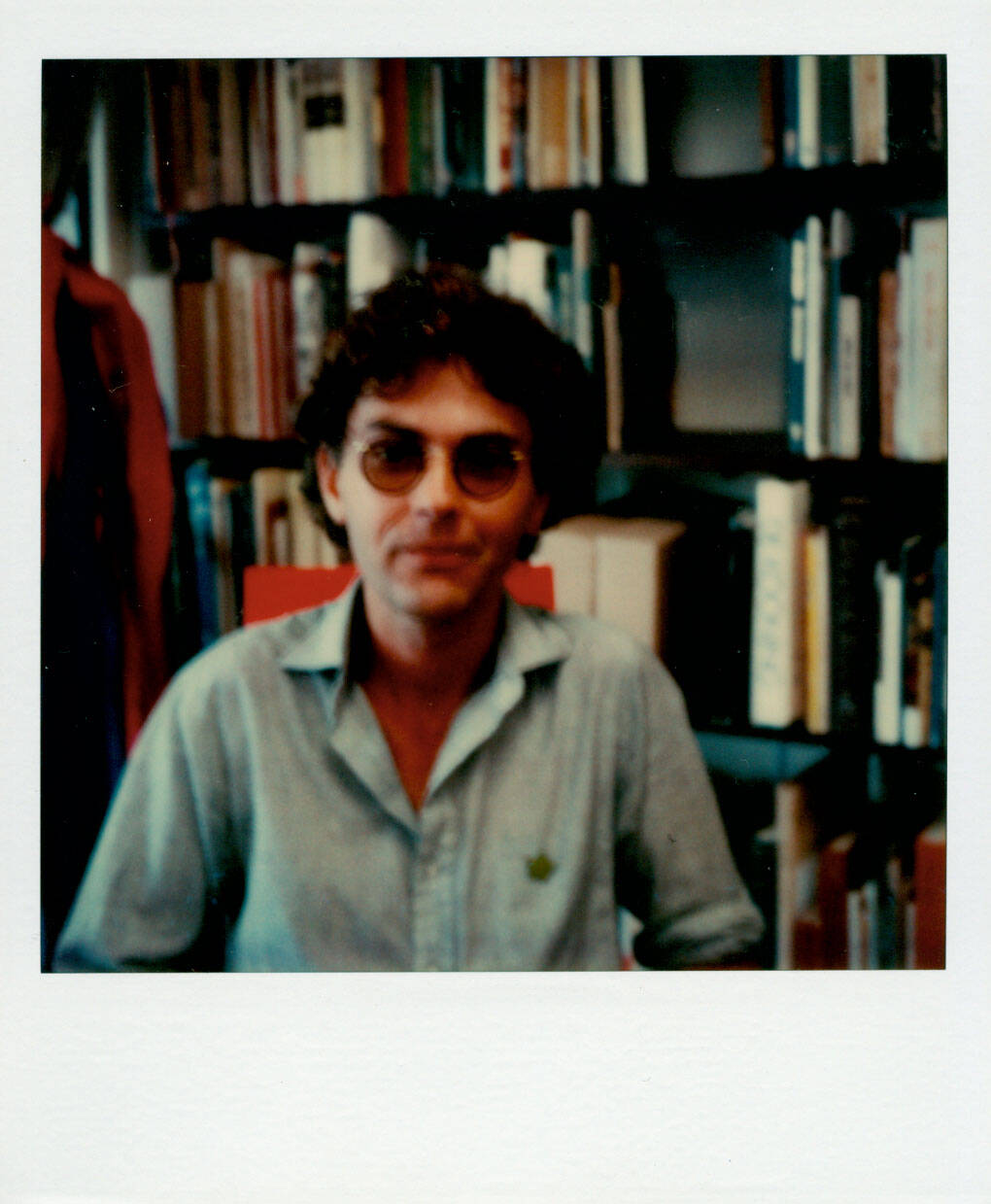 <p>Ron at the EH McCormick Library, 1979</p>