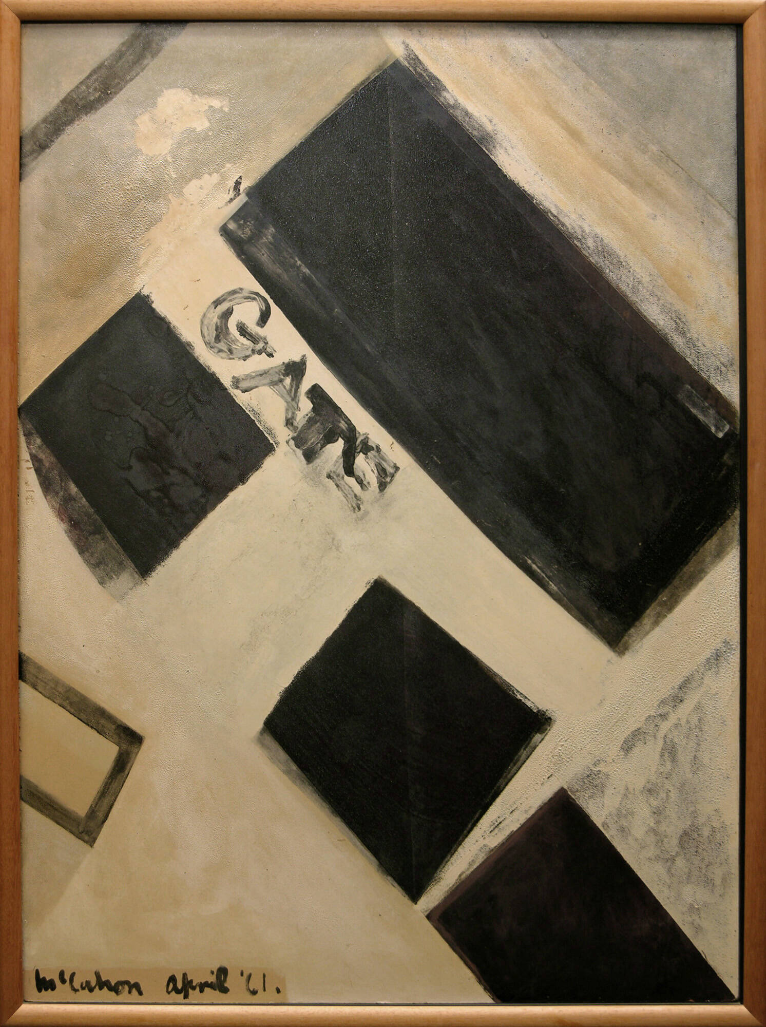 <p>Colin McCahon, <i>Gate 10</i>, 1961, enamel on board,&nbsp;<span style="color: rgb(0, 0, 0); font-family: Theinhardt, Arial, sans-serif; font-size: 16px;">Auckland Art Gallery Toi o Tāmaki, gift of an anonymous donor, 1985</span></p>
