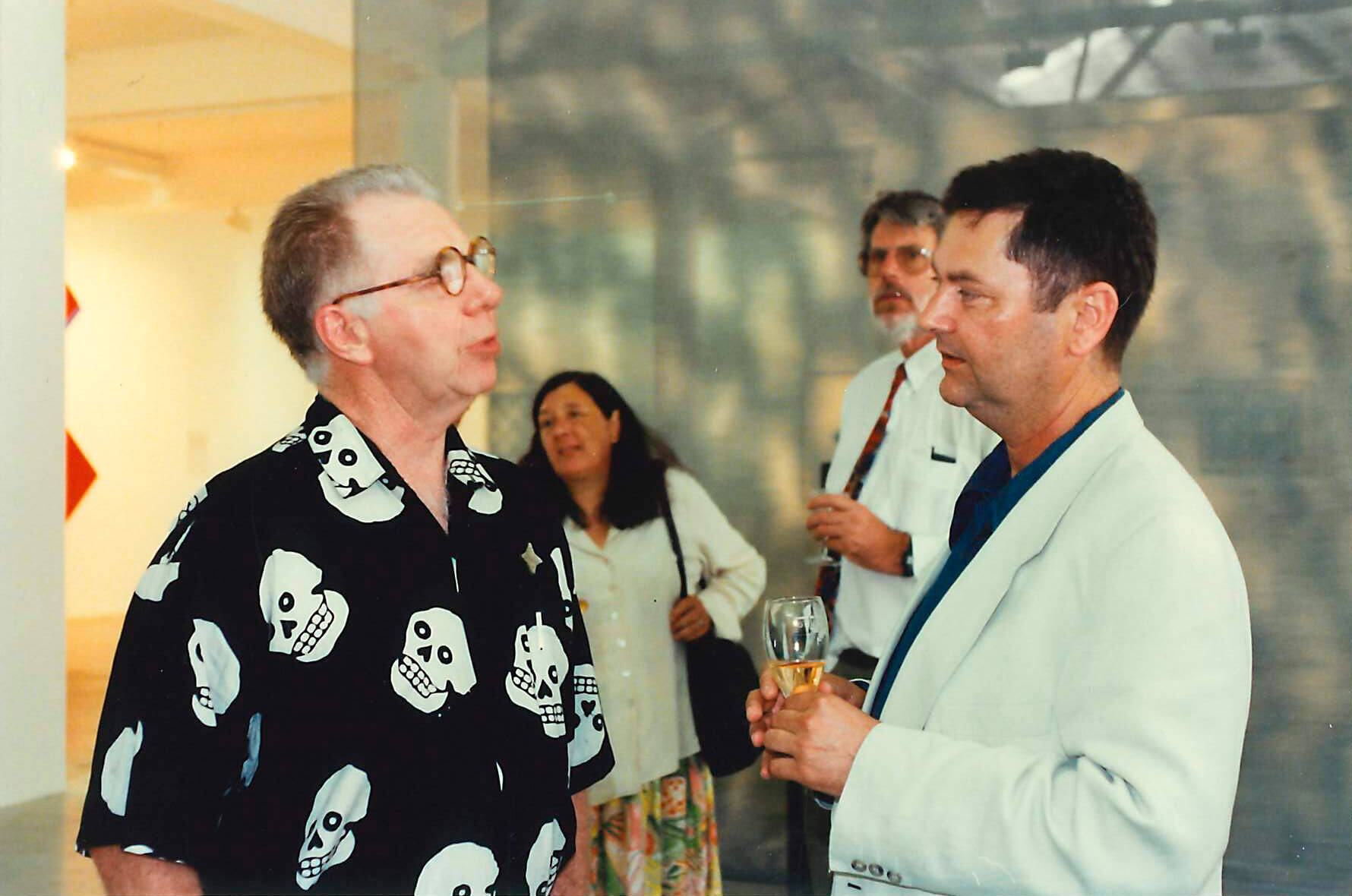 <p>Ron with Max Gimblett at Auckland Art Gallery Toi o Tāmaki, 1997</p>