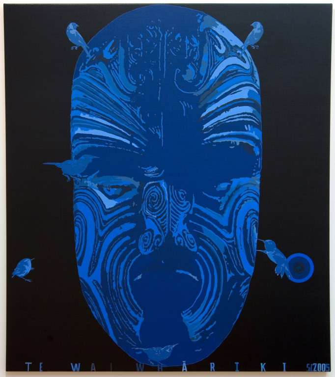 <p><strong>Shane Cotton</strong><br />
<em>Te Waiwhariki&nbsp;</em>2004<br />
Auckland Art Gallery Toi o Tāmaki<br />
gift of the Patrons of the Gallery, 2005</p>
