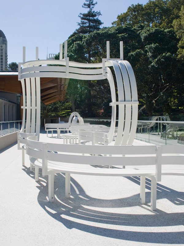 Jeppe Hein: Long Modified Bench Auckland
