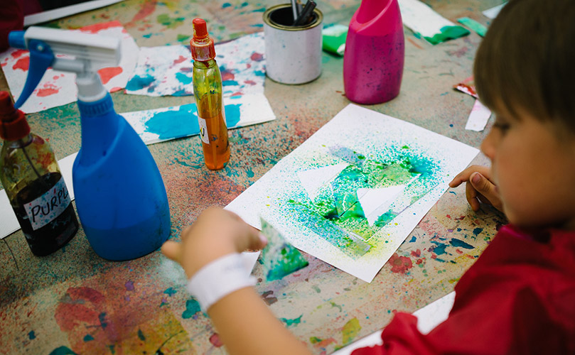 'Journeys into Paint' for 6–8 year olds