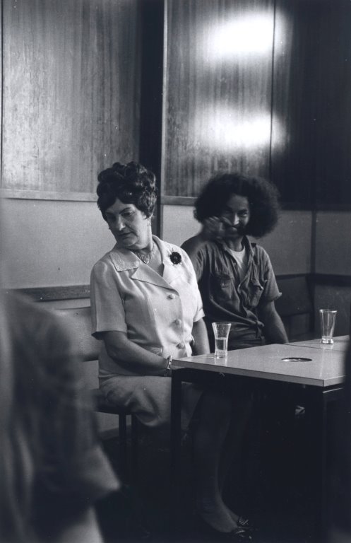 <p>Max Oettli, <em>Zack and the Lady, Kiwi Hotel</em>, 1970, gelatin silver print, Auckland Art Gallery Toi o Tamaki, gift of Max Oettli, through the Auckland Art Gallery Foundation, 2018</p>

