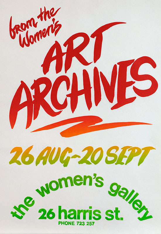Collective Women: Feminist Art Archives from the 1970s to the 1990s