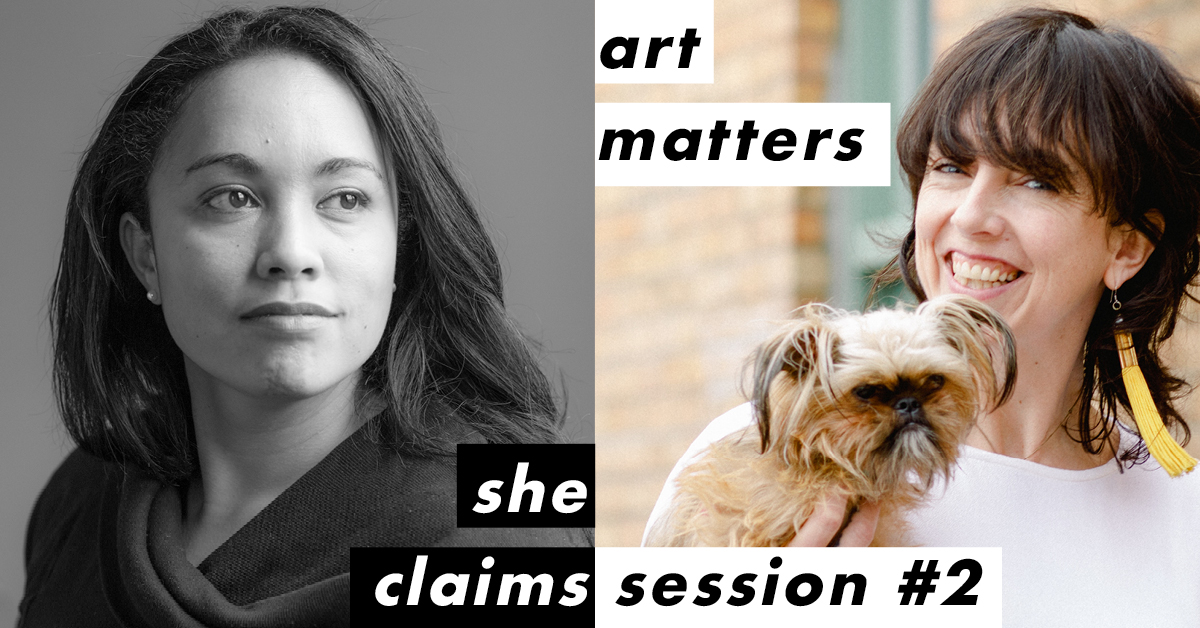 She Claims: Art Matters – Courtney Sina Meredith and Sarah Longbottom