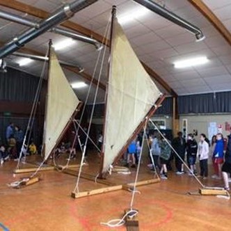 Sailing Land Rig with Te Toki Voyaging Trust