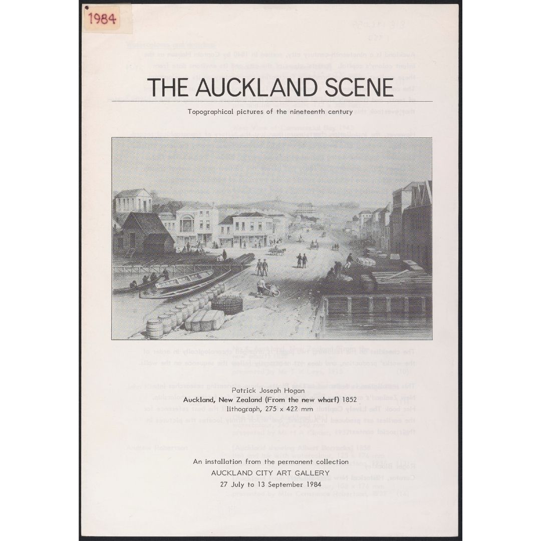 The Auckland Scene: Topographical pictures of the nineteenth century Image