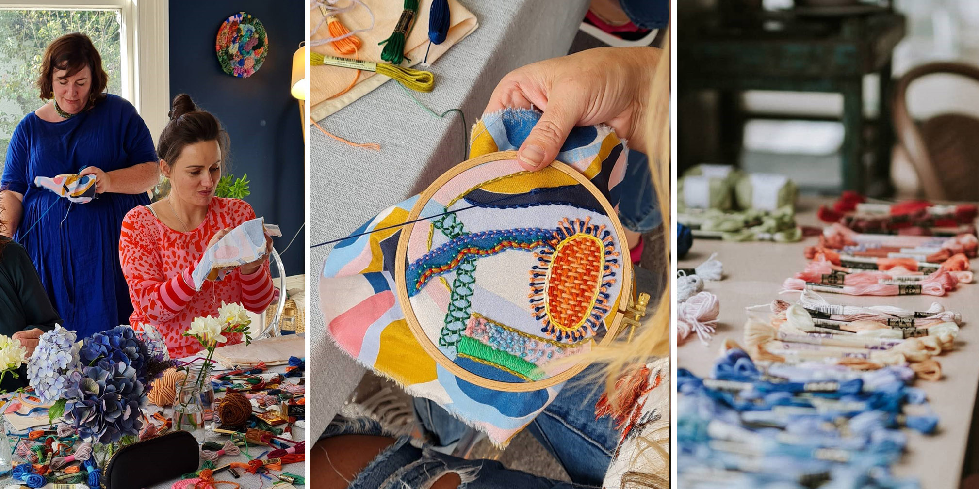 Embroidery Workshop – Spring Stitch Zen