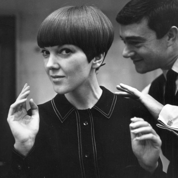 <p><strong><em>Mary Quant and Vidal Sassoon&nbsp;</em></strong>1964<strong>&nbsp;&copy;</strong> Ronald Dumont/Daily Express/Hulton Archive/Getty Image</p>