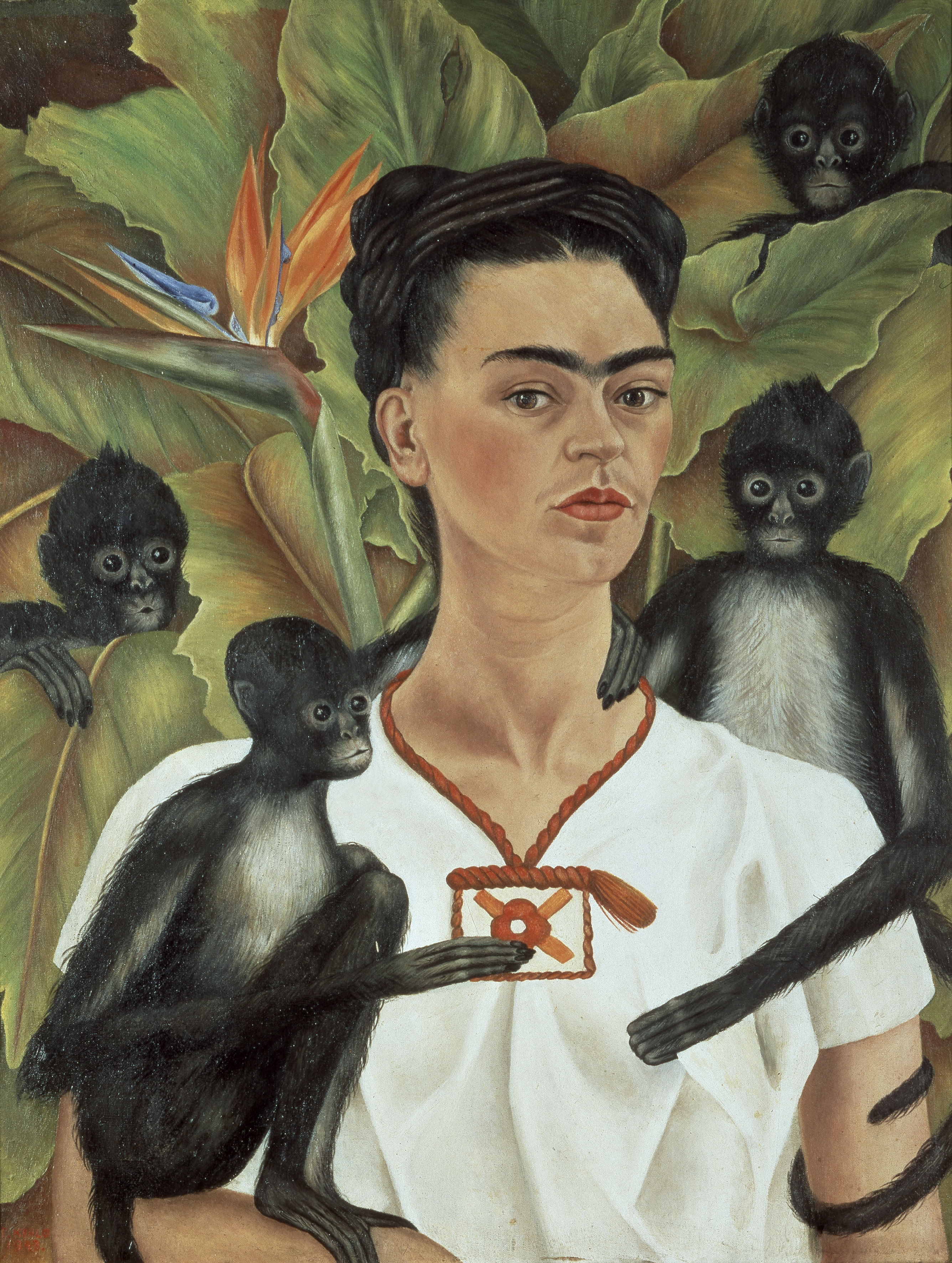 <p>Image credit: <strong>Frida Kahlo</strong> <em>Self-Portrait with Monkeys</em> 1943. The Jacques and Natasha Gelman Collection of 20th Century Mexican Art and the Vergel Foundation</p>