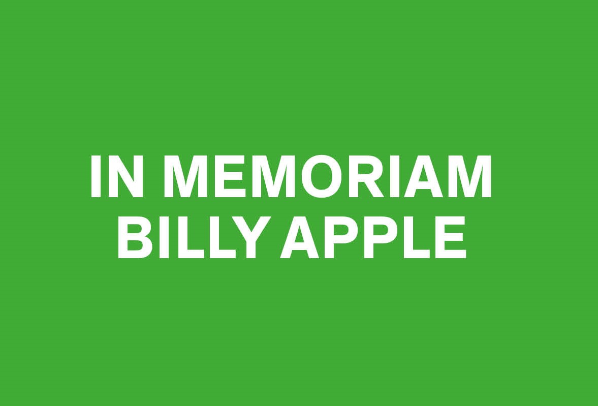 In memory of Billy Apple Image