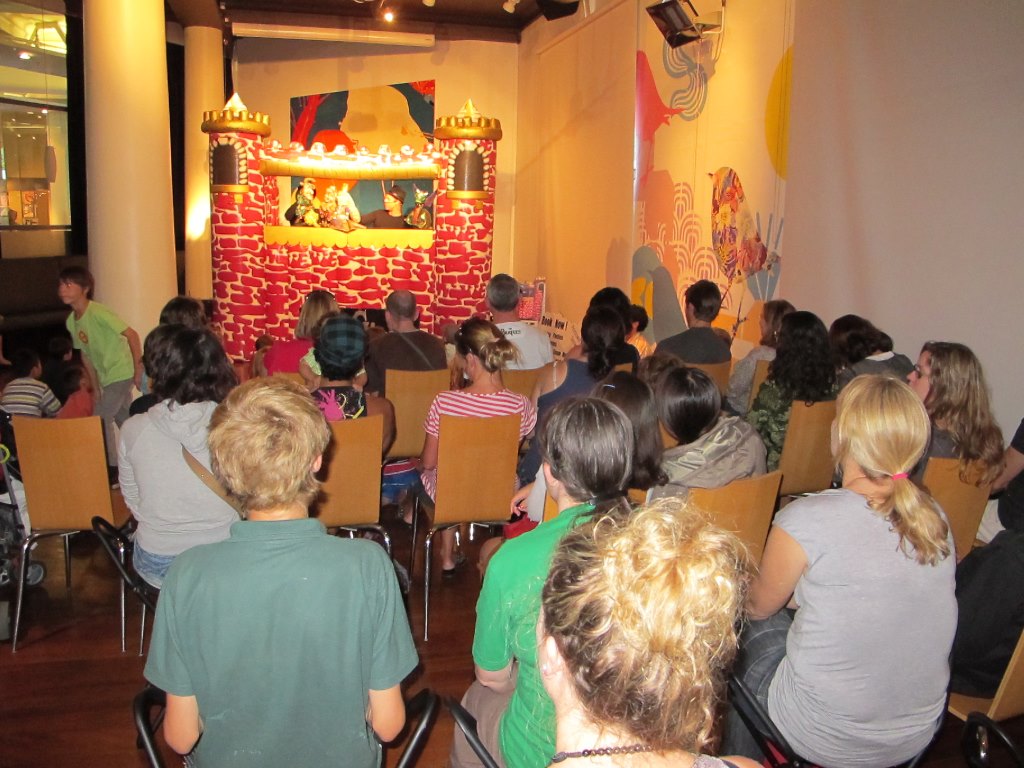 <p>The puppet shows were a huge success - and the high ratio of adults in the audience proved it was fun for all ages!</p>
