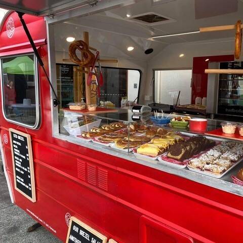 <p>Let&rsquo;s Brezel is NZ&rsquo;s first mobile pretzel (brezel) bakery offering freshly baked,&nbsp;<br />
authentic German pretzel straight from the oven in their food caravan. Choose&nbsp;<br />
from plain salted (naked) pretzel or a variety of savoury filled options as well as&nbsp;<br />
delicious traditional German cakes.</p>
