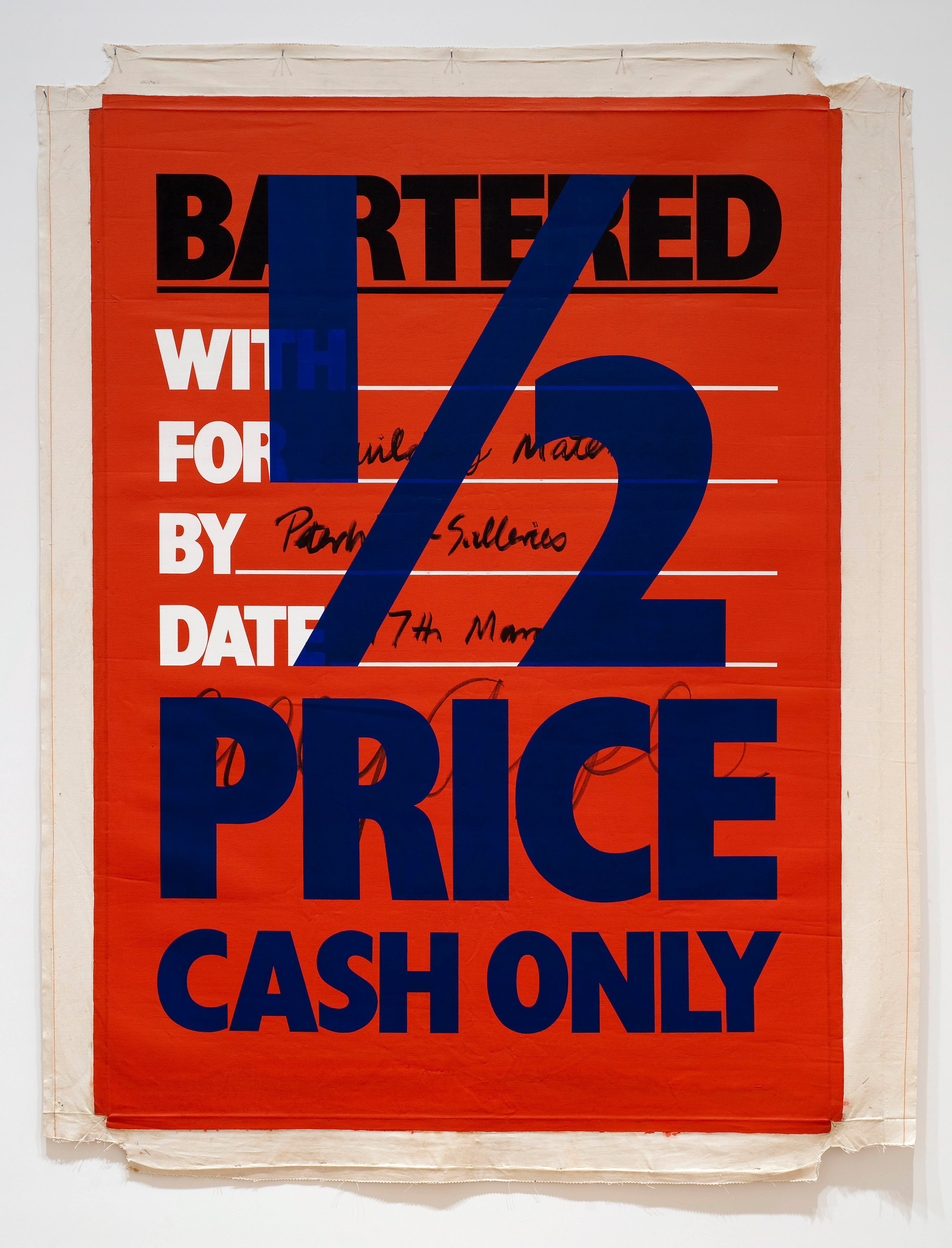 <p>Billy Apple&reg;, <em>Cash Only 1/2 Price</em>, 1984-1990. Chartwell Collection, Auckland Art Gallery Toi o Tāmaki, 1991</p>