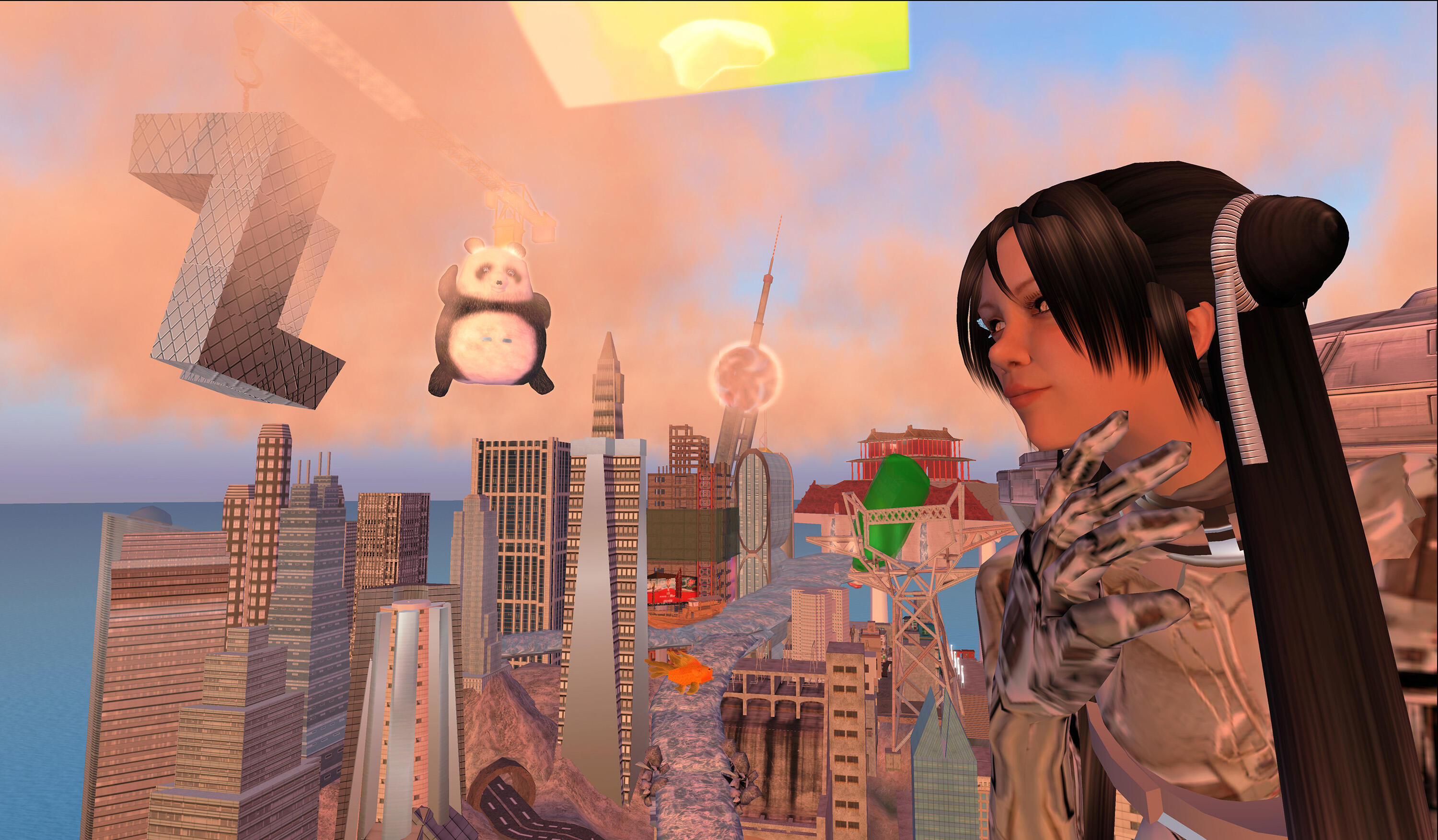 <p><strong>Image credit</strong></p>

<p><strong>Cao Fei </strong>(SL avatar: China Tracy), <em>i.Mirror</em>, 2007, still from&nbsp;RMB City: A Second Life City Planning &copy; Cao Fei. Courtesy of&nbsp;the artist, Vitamin Creative Space and Spr&uuml;th Magers.</p>
