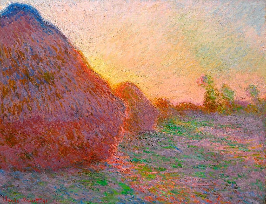 <p>Claude Monet,&nbsp;<em>Haystacks</em>, 1903, oil on canvas, one of 25 works existing from the&nbsp;<em>Haystacks </em>series</p>
