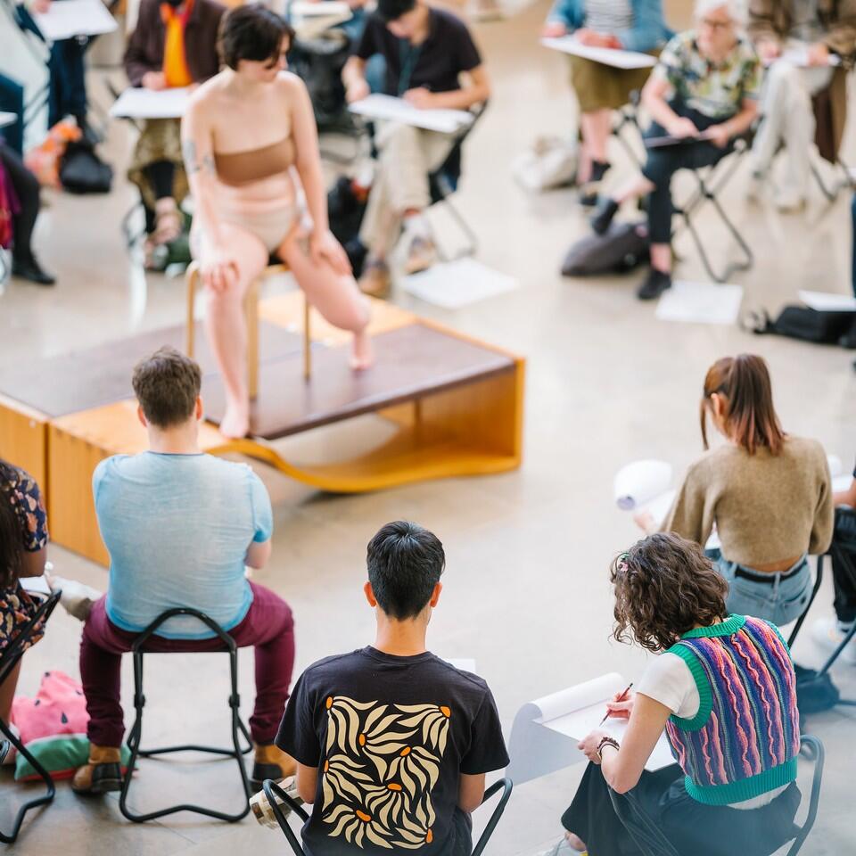 <p><strong>Exploratory life drawing session</strong></p>

<p><strong>Mackelvie Gallery</strong></p>

<p><strong>3pm</strong></p>

<p>Join an exploratory, tutor-led life drawing session that puts process first. Working with a live model, you&rsquo;ll experiment with mark-making and explore how drawing can generate new ways of seeing. All materials are supplied, and the session is open to all levels.</p>

<p>Led by our regular drop-in-drawing tutor Heyes Johnson.</p>

