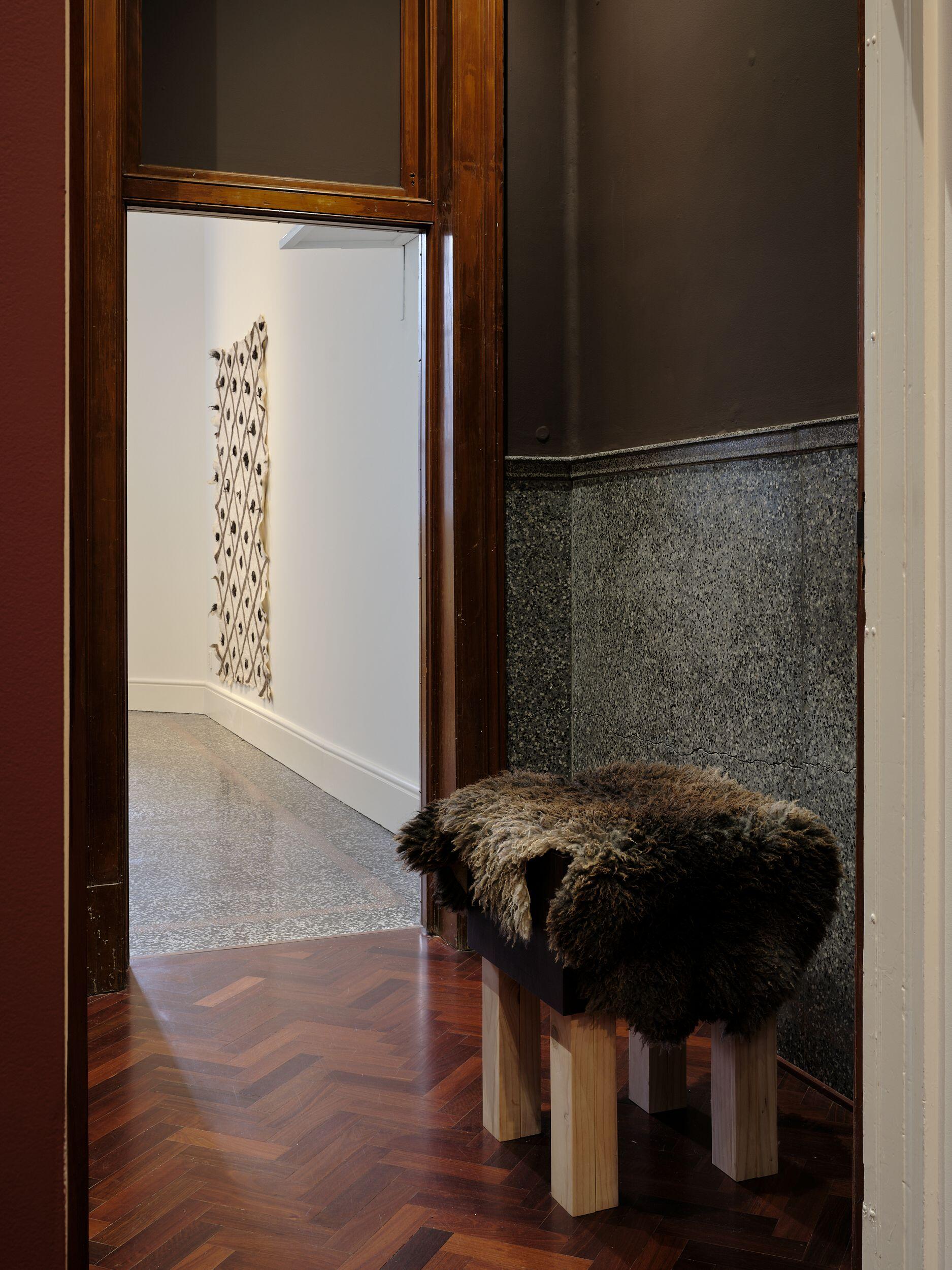 <p>Daegan Wells,&nbsp;<em>Because of where I live</em>, 2025, installation view, courtesy of the artist. Photography by Sam Hartnett.</p>
