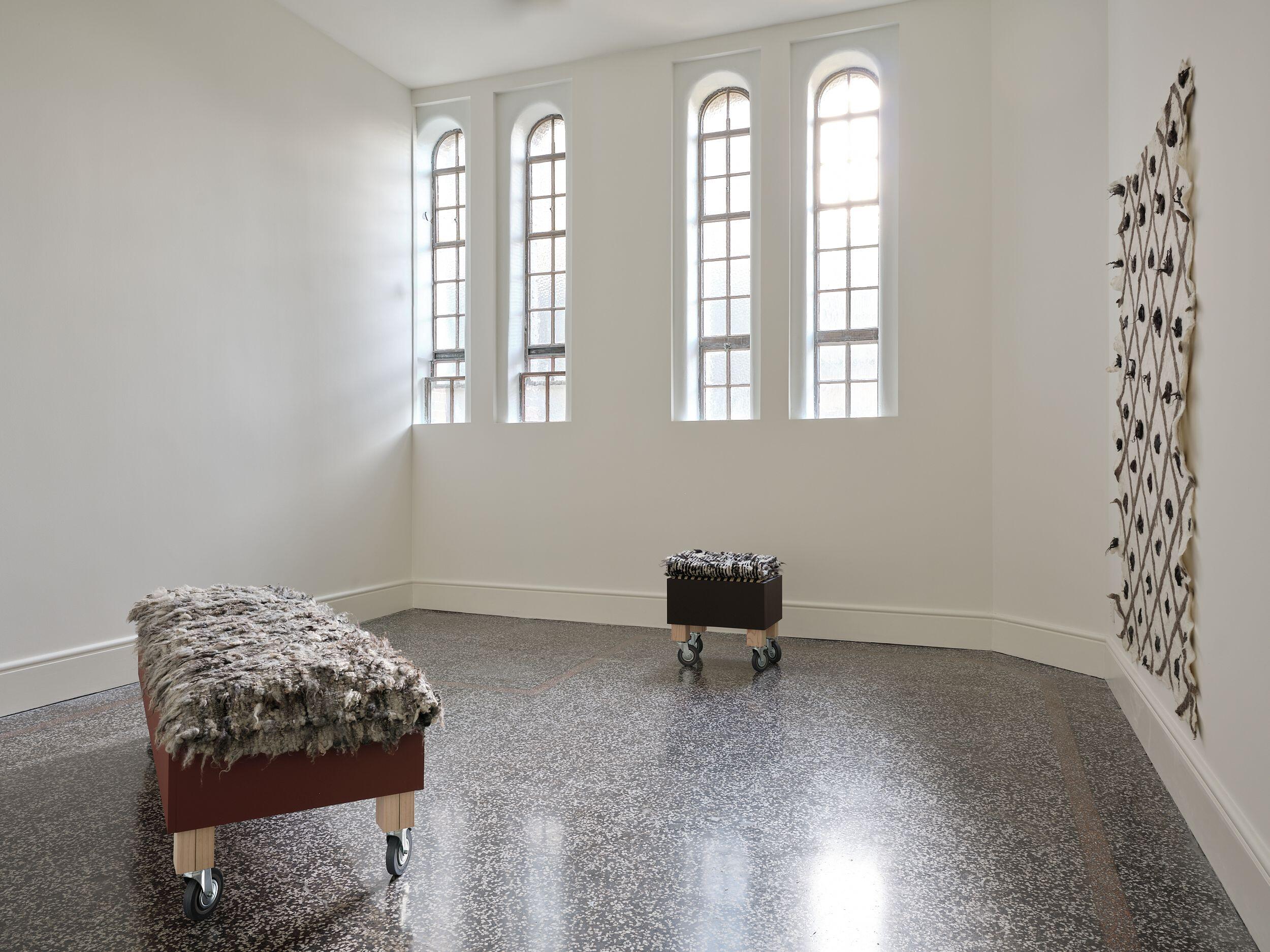 <p>Daegan Wells,&nbsp;<em>Because of where I live</em>, 2025, installation view, courtesy of the artist. Photography by Sam Hartnett.</p>
