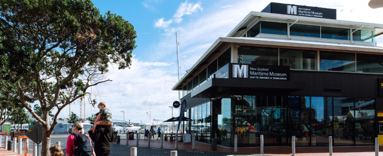 <p>New Zealand Maritime Museum Hui Te Ananui A Tangaroa at Viaduct Harbour</p>

