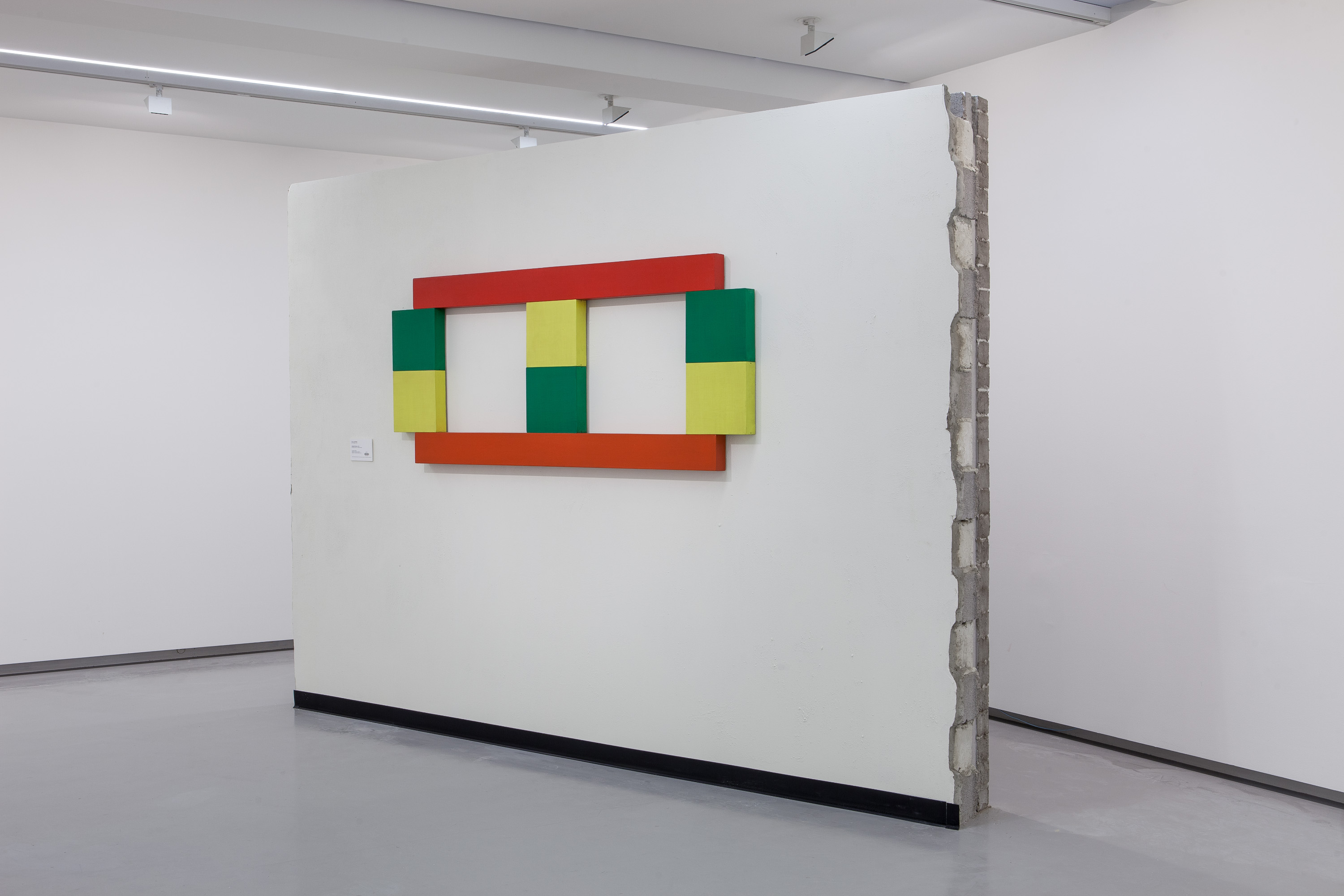<p>Image credit:&nbsp;<strong>Fiona Connor</strong>&nbsp;<em>Wallworks</em>&nbsp;(featuring Trevor Vickers,&nbsp;<em>Untitled Painting</em>&nbsp;1968), installation view, Monash University Museum of Art, Melbourne, 2014. Photo: Andrew Curtis</p>
