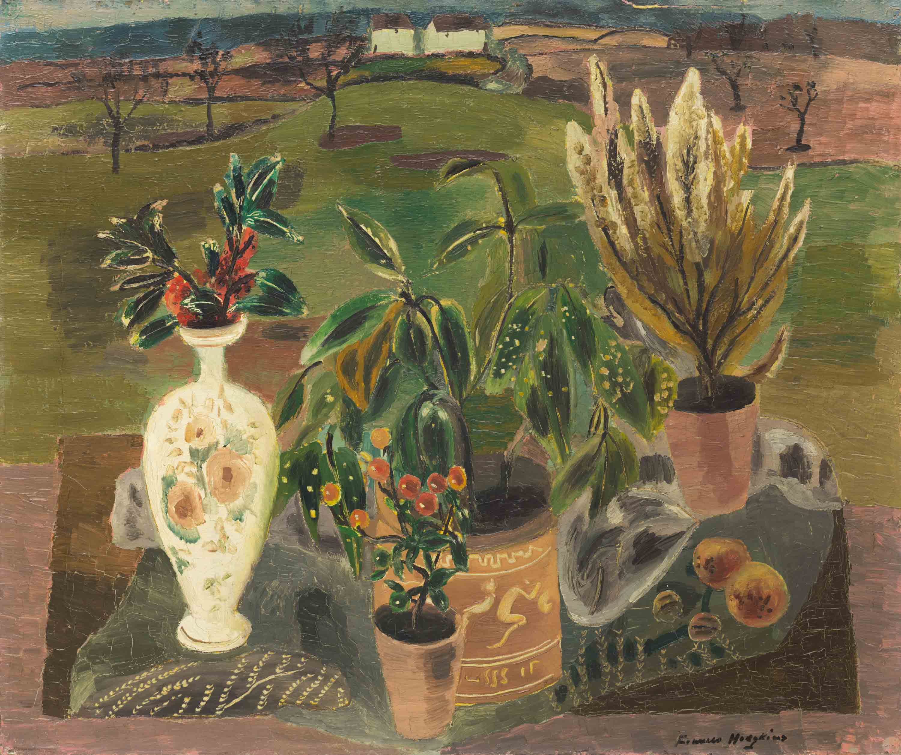 <p><strong>Frances Hodgkins</strong>,<em>&nbsp;Berries and Laurel</em>, circa 1930, Auckland Art Gallery Toi o Tāmaki, purchased with funds from the William James Jobson Trust, 1982</p>
