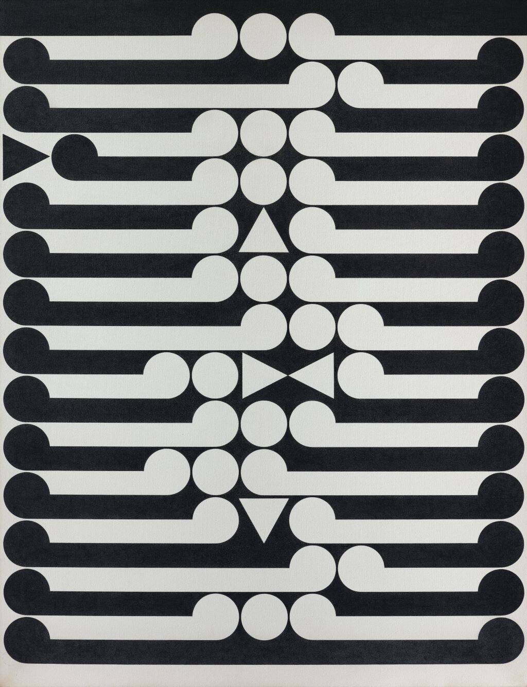 <p>Gordon Walters<em>, Painting No. 9</em>, 1965: Revised Version, 1981, PVA and acrylic on canvas, John Gellert Collection, Auckland<br />
&nbsp;</p>
