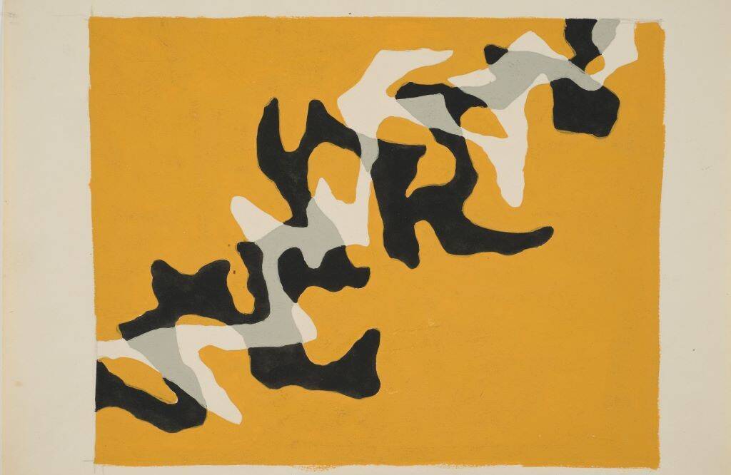 <p>Gordon Walters, <em>Untitled Abstract</em>, 1954, gouache, Dunedin Public Art Gallery Loan Collection. Courtesy of the Walters Estate.</p>
