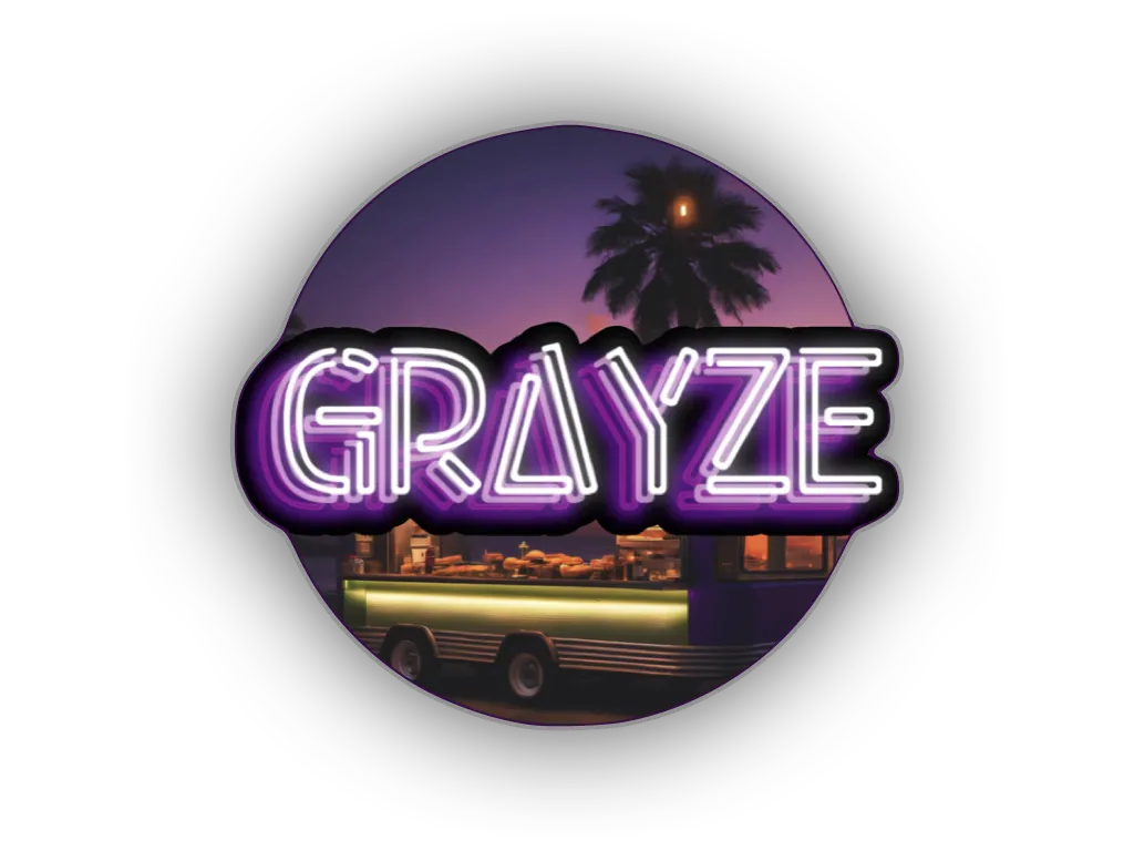 <p><strong>FOOD TRUCK</strong></p>
<p><strong>Grayze Smash Burgers and Hot Chips</strong></p>
<p><strong>10am–5pm</strong></p>
<p><strong>Gallery Forecourt</strong></p>
<p>Grayze is more than just a food truck – we’re a Food Train! Owned and operated by a family of foodies driven by a passion for creating mouthwatering dishes that pass the fussbag grade we set for ourselves and everyone else.</p>