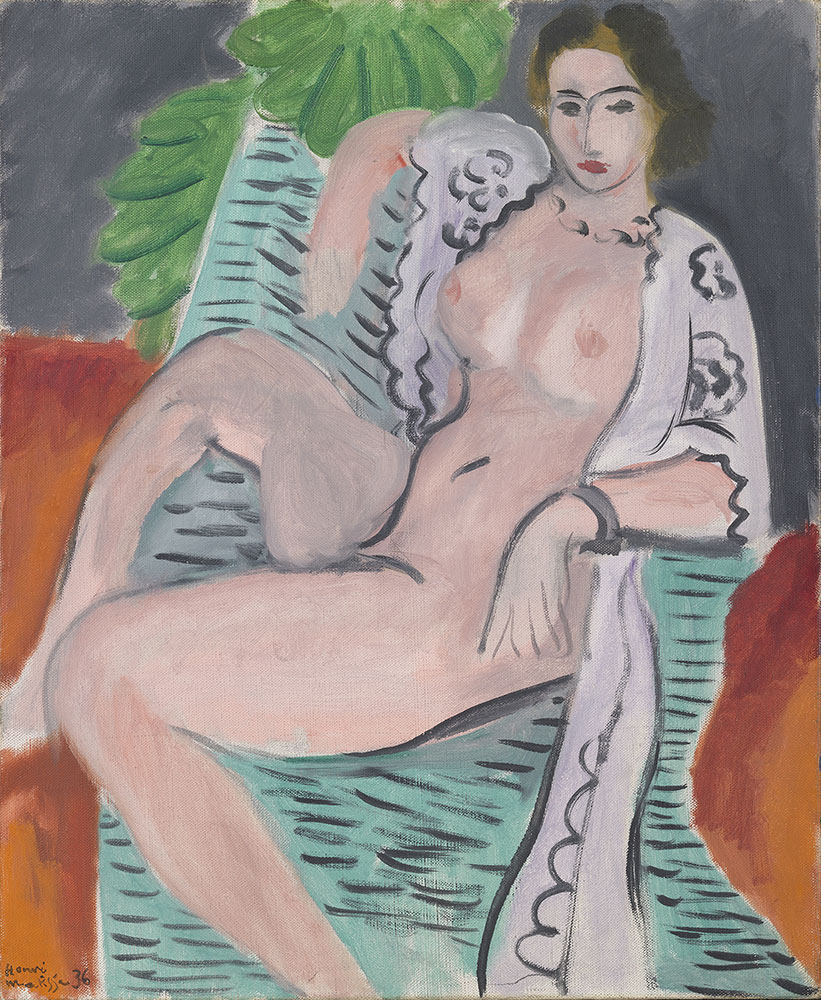 <p><strong>Henri Matisse</strong><br />
<em>Draped Nude</em>&nbsp;1936<br />
Tate: Purchased 1959<br />
&copy; Succession H. Matisse/Licensed by Viscopy, 2017<br />
Image: &copy; Tate, London 2017&nbsp;</p>
