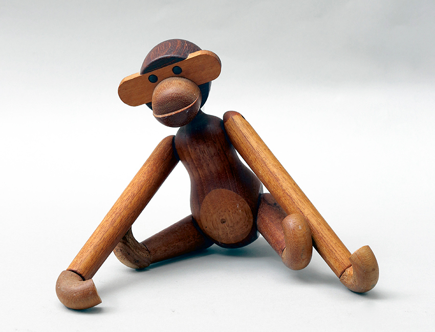 <p><strong>Designer</strong> Kaj Bojesen</p>

<p><strong>Year</strong> 1951</p>

<p><strong>Description</strong> Often imitated, Bojesen&rsquo;s &lsquo;The Monkey&rsquo; is a beloved icon of playrooms</p>