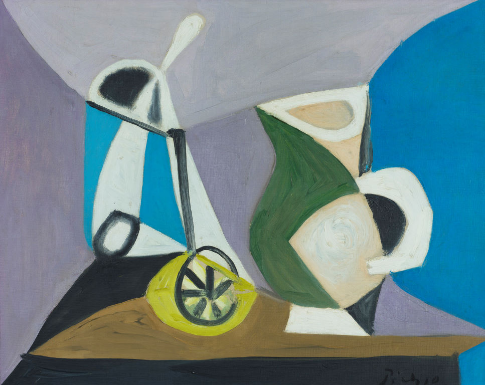 <p><strong>Pablo Picasso</strong><br />
<em>Verre et Pichet </em>1944<br />
Auckland Art Gallery Toi o Tāmaki, on loan from the Thanksgiving Foundation</p>
