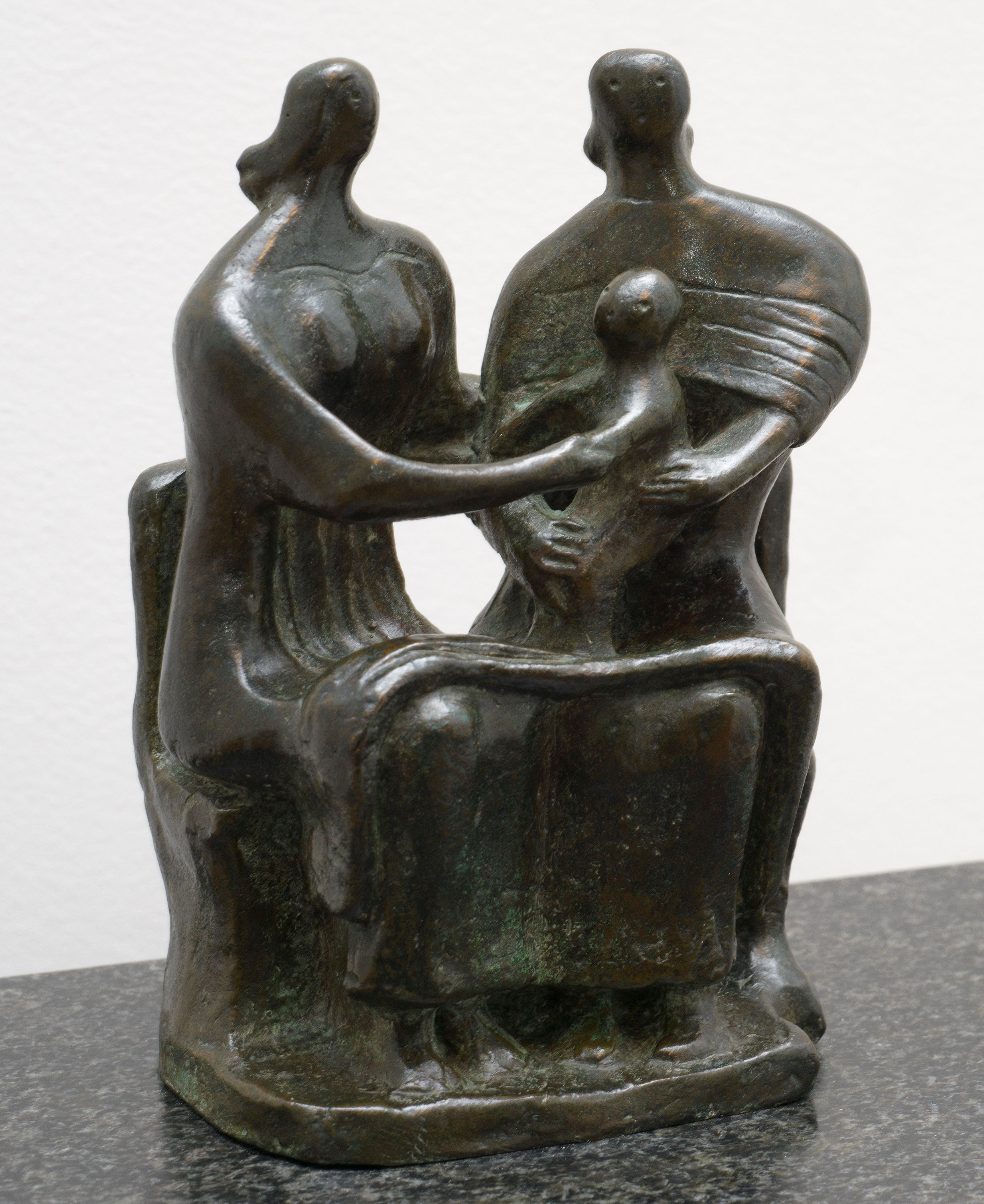 <p><strong>Henry Moore</strong><br />
<em>Study for a family group</em> 1945<br />
Mackelvie Trust Collection, Auckland Art Gallery Toi o Tāmaki, purchased 1948</p>