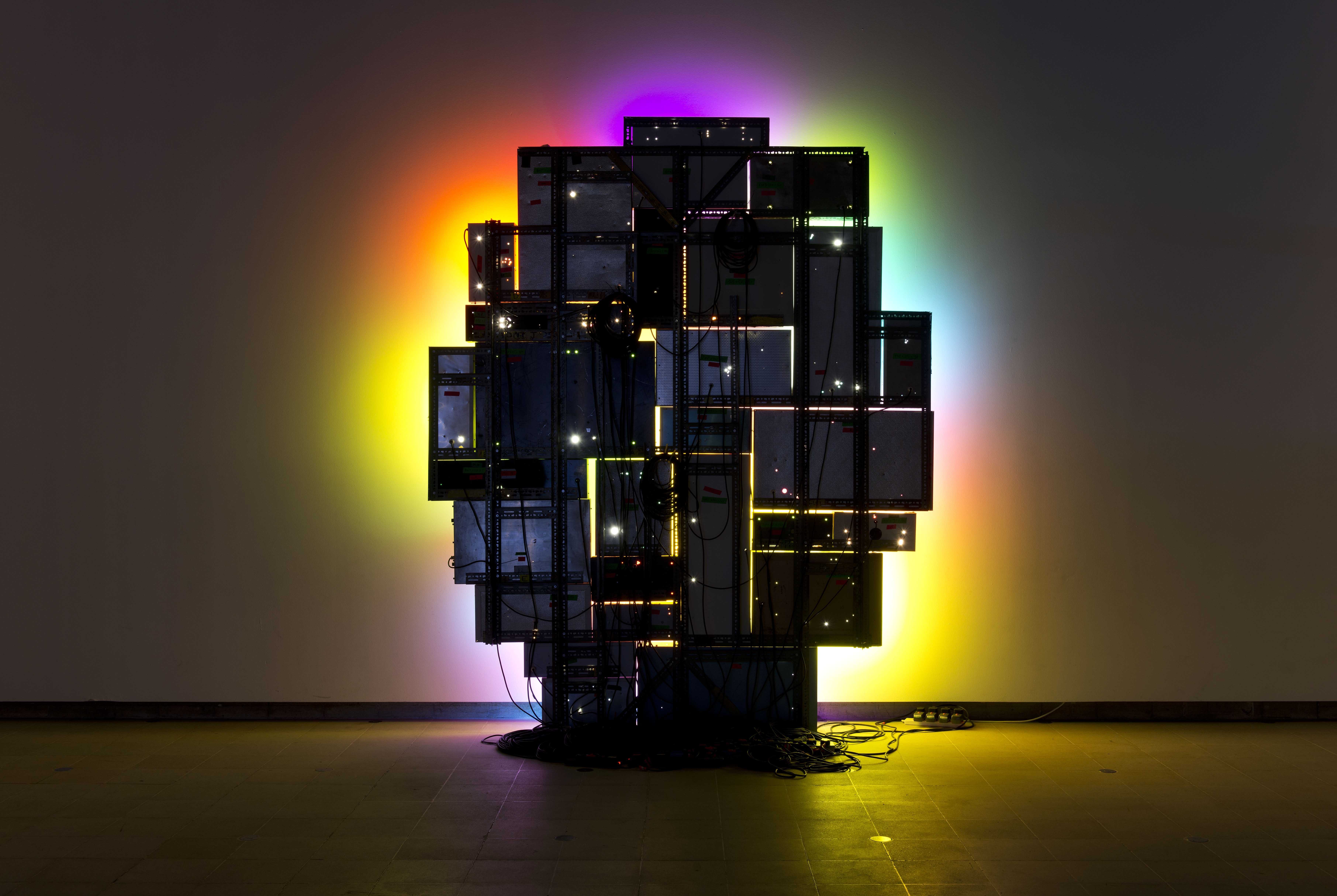 <p><strong>David Batchelor</strong><br />
<em>Magic Hour</em>&nbsp;2004/07<br />
Installation view&nbsp;Light Show&nbsp;Hayward Gallery, 2013<br />
&copy; the artist 2014, photo: Marcus J Leith</p>