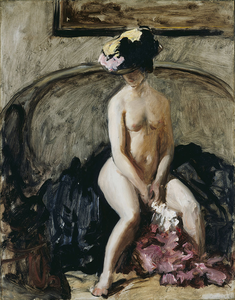 <p><strong>Philip Wilson Steer</strong><br />
<em>Seated Nude: The Black Hat</em> c.1900<br />
Tate: Presented by the Contemporary Art Society 1941<br />
Image: &copy; Tate, London 2017</p>
