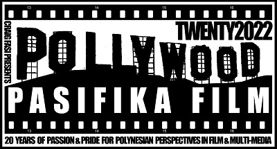 Proudly presented by Pollywood Pasifika Film TWENTY22 Logo