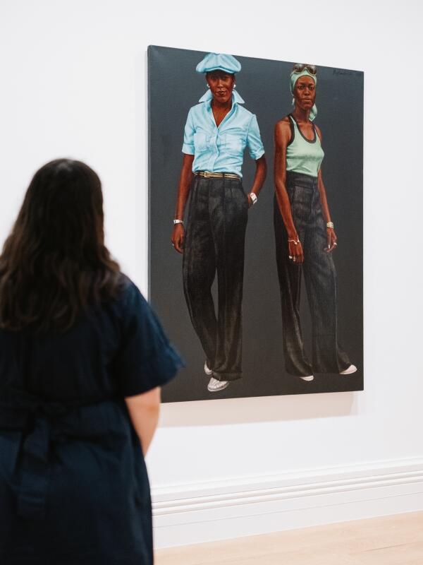 <p><strong>Artwork credit</strong></p>

<p><strong>Barkley L. Hendricks</strong>, <em>Sisters (Susan and Toni) </em>(installation view),&nbsp;1977, Virginia Museum of Fine Arts, Funds contributed by Mary and Donald Shockey, Jr., 2010.7 &copy; Barkley L. Hendricks. Courtesy of the Estate of Barkley L. Hendricks and Jack Shainman Gallery, New York.</p>
