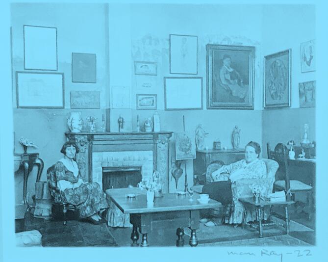 <p><strong>Rehearsed Reading: Gertrude Stein and A Companion by Win Wells</strong></p>
<p>Two women. Two wars. One Poodle.</p>
<p><em>Gertrude Stein and a Companion</em>, an engaging and sharp-witted two-hander, traverses the love story of Gertrude Stein and Alice B Toklas. Their lives were at the heart of the modernist art movement and inspired Stein’s enduring literary triumph<em> The Autobiography of Alice B Toklas</em>. Playwright Win Wells brings to vivid life the milieu in which this masterpiece and many more of modernism’s most acclaimed works of art and literature were created. <em>Gertrude Stein and a Companion</em> is an invitation to glimpse the goings-on of the greats at the Paris salon of Stein and Toklas at 27 Rue de Fleurus.</p>
<p><em>Entrez, s'il vous plait …</em></p>
<p>Image: Man Ray, <em>Alice B Toklas and Gertrude Stein</em>, 1922, gelatin silver print, GALLERY NAME. Gift of Isabel Wilder, object number: NPG.88.209, Smithsonian.</p>