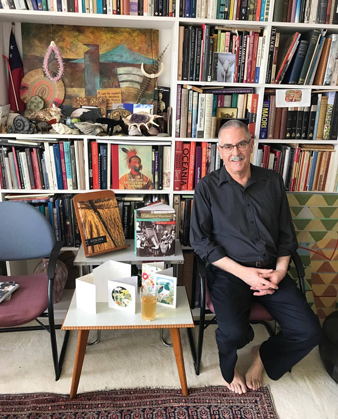 <p><strong>Roger Blackley</strong>, at his home, 2019<br />
&nbsp;</p>