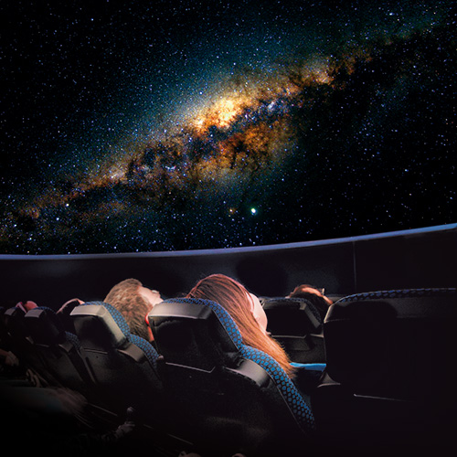 <p>The Milky Way on display in the Planetarium</p>