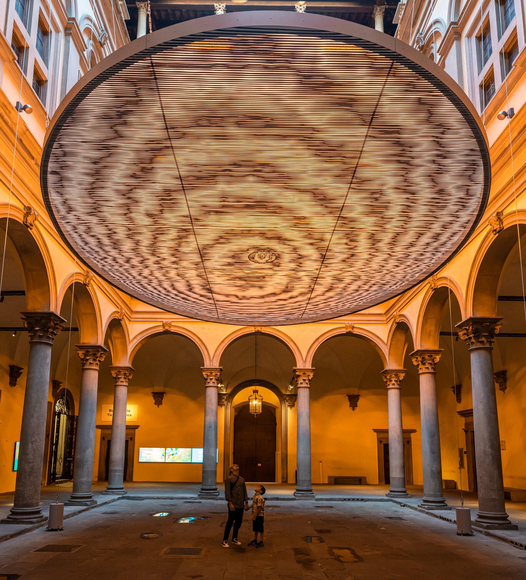 <p><strong>Olafur Eliasson</strong>,&nbsp;<em>Under&nbsp;the weather</em>, 2022; Installation view: &lsquo;Olafur Eliasson: Nel tuo tempo&rsquo;, Fondazione Palazzo Strozzi, Florence, 2022; Photo: Ela Bialkowska, OKNO Studio; Courtesy of the artist; neugerriemschneider, Berlin; Tanya Bonakdar Gallery, New York / Los Angeles.&nbsp;&copy; 1993 Olafur Eliasson</p>
