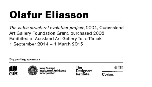 Olafur Eliasson: The cubic structural evolution project Image