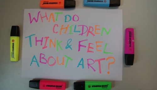 Youth Media Internship 2013: What do children think and feel about art? Image