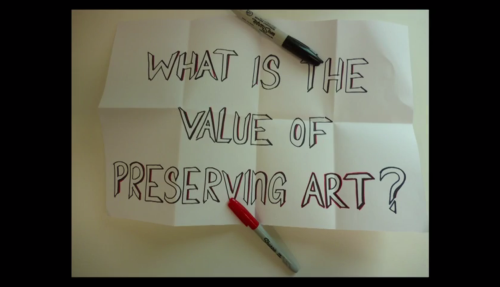 Youth Media Internship 2013: What is the value of perceiving art?